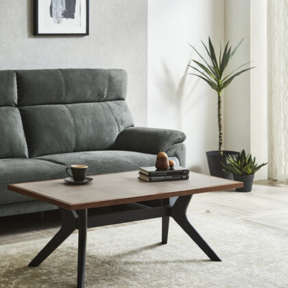 リビングテーブル センターテーブル ラミン メラミン天板 天然木無垢材