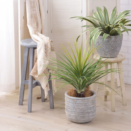 【2点セット】フェイクグリーン 観葉植物 造花 植物 インテリア 大型 リビング 玄関 植木鉢 グリーン