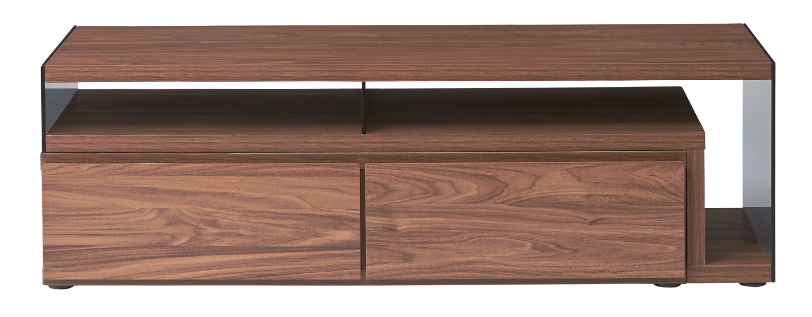 テレビ台 伸縮 テレビボード 角度自由 コーナー TVボード テレビラック 引き出し 木製 ローボード105 - 画像 (6)