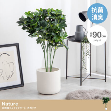 【高さ90cm】Nature 光触媒人工観葉植物 カポック