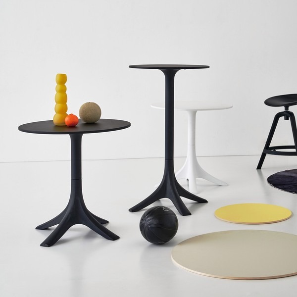 カフェテーブル 高さ73cm カウンターテーブル 高さ110cm ハイテーブル プラスチック 韓国インテリア - 画像 (2)