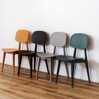 【4点セット】チェア ダイニングチェア リビング 食卓 カフェ 軽量 スタッキング可能 収納 お手入れ簡単 韓国インテリア