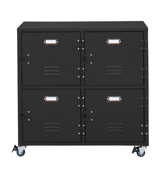 チェスト スチール スチールチェスト サイドチェスト キャスター付き ロッカー 2段 - 画像 (3)