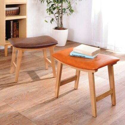 【2点セット】スツール 木製スツール チェア 木製 北欧 カフェ カフェチェア