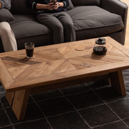 リビングテーブル 天然木 テーブル ローテーブル 古材 ビンテージ 木製