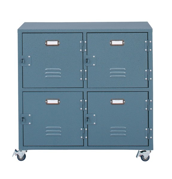 チェスト スチール スチールチェスト サイドチェスト キャスター付き ロッカー 2段 - 画像 (5)