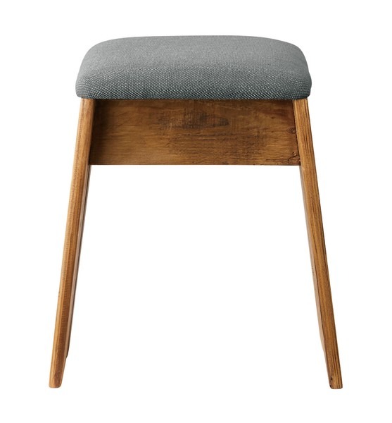 【2点セット】スツール サイドテーブル 天然木コンパクト アンティーク 古材 ビンテージ - 画像 (6)