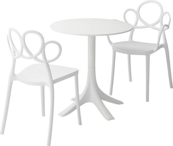 カフェテーブル 高さ73cm カウンターテーブル 高さ110cm ハイテーブル プラスチック 韓国インテリア - 画像 (6)