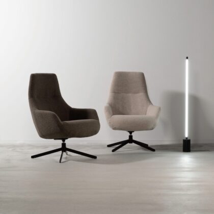 ラウンジチェア チェア 回転式 椅子 クッション シンプル モダン 肘付き 肘掛け アームレスト 回転チェア