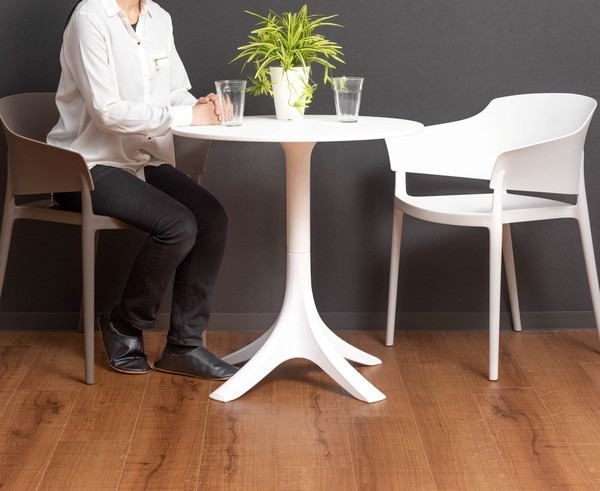 カフェテーブル 高さ73cm カウンターテーブル 高さ110cm ハイテーブル プラスチック 韓国インテリア - 画像 (7)