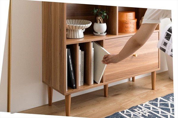 【幅100cm】Lykke 引き出し付き本棚 - 画像 (7)