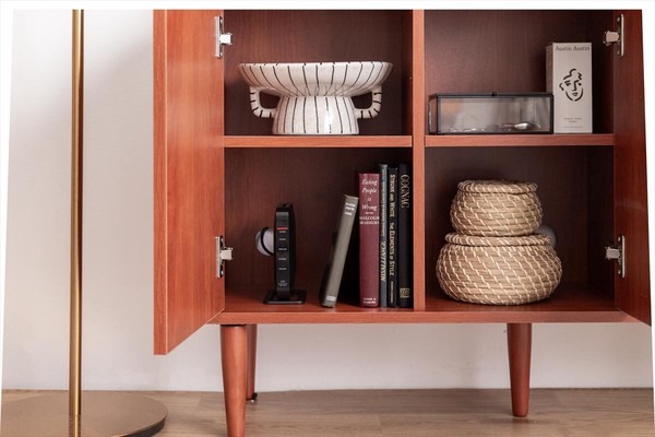 【幅100cm】本棚付きキャビネット - 画像 (8)