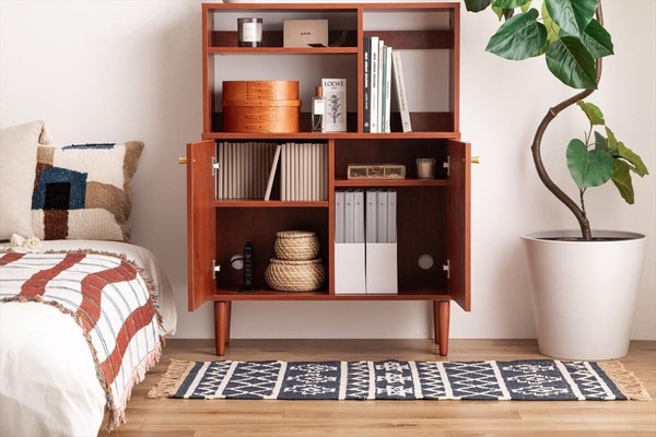 【幅80cm】オープン棚付きキャビネット - 画像 (7)