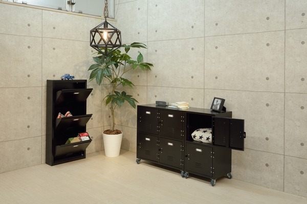 チェスト スチール スチールチェスト サイドチェスト キャスター付き ロッカー 2段 - 画像 (7)