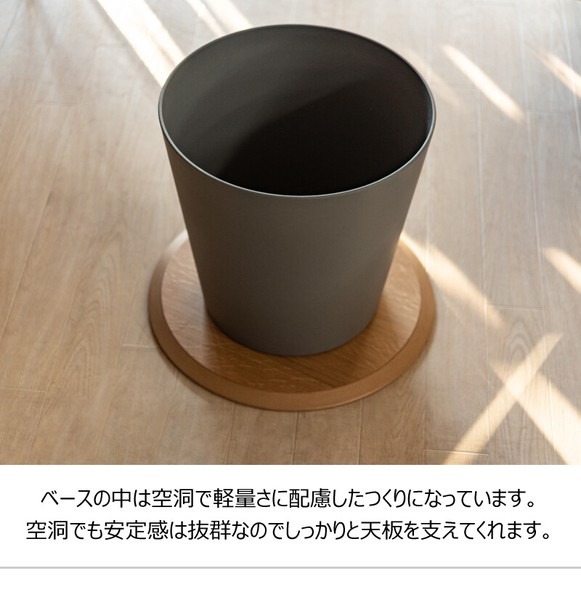 ラウンドテーブル テーブル ローテーブル サイドテーブル 木製天板 軽量 韓国インテリア - 画像 (8)