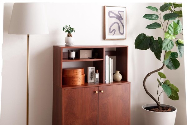 【幅80cm】オープン棚付きキャビネット - 画像 (8)