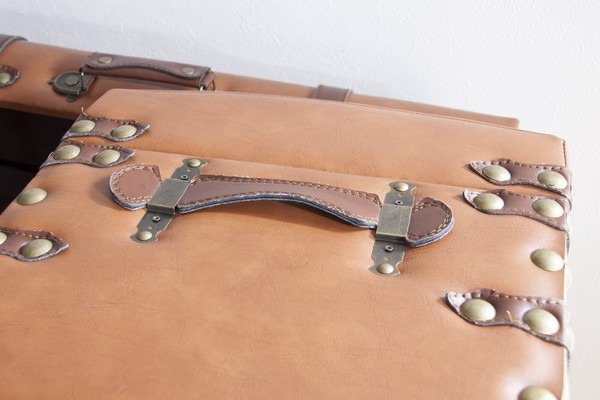 【S, Lセット販売】トランク 収納 ボックス インテリア アンティーク トランクケース レトロ トランクセット - 画像 (7)