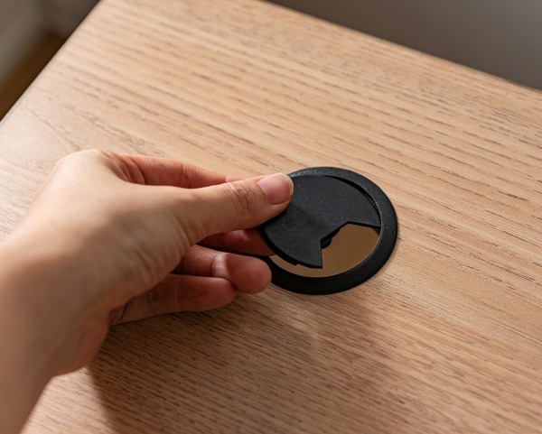 デスク パソコンデスク 木製 木製天板 北欧 PCデスク 幅120 ワークデスク オフィス 学習机 - 画像 (9)