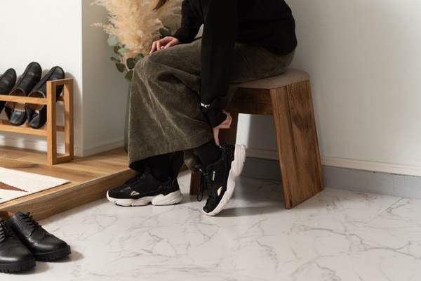 【2点セット】スツール サイドテーブル 天然木コンパクト アンティーク 古材 ビンテージ - 画像 (12)