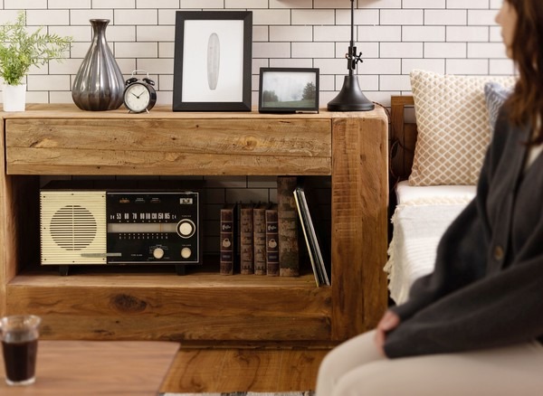 コンソール キャビネット 木製 収納棚 リビング収納 古材 ヴィンテージ コンソールテーブル サイドボード - 画像 (14)