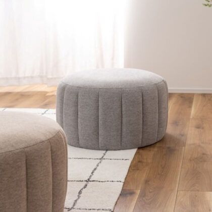 スツール オットマン チェア チェアー ファブリックキッズ クッション 北欧 腰掛け 丸型 円形 リビング