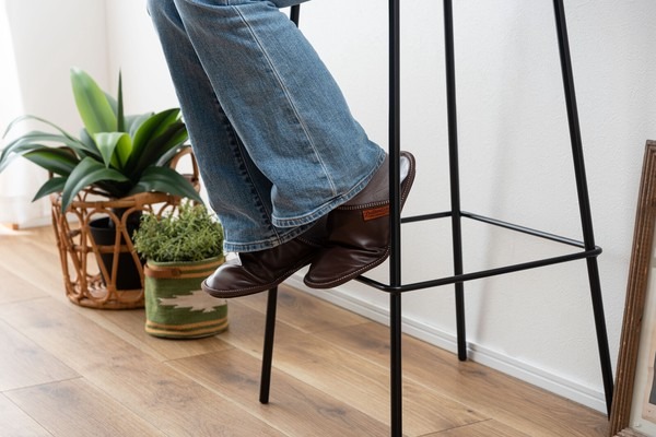 ハイスツール スツール チェア おしゃれ シンプル 北欧 天然木 フットレスト カウンターチェア - 画像 (15)