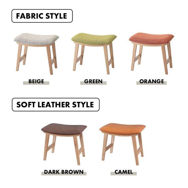 【2点セット】スツール チェア チェアー 木製スツール クッション 北欧 トロペスツール - 画像 (15)