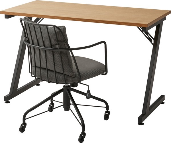 デスク パソコンデスク 木製 木製天板 北欧 PCデスク 幅120 ワークデスク オフィス 学習机 - 画像 (16)