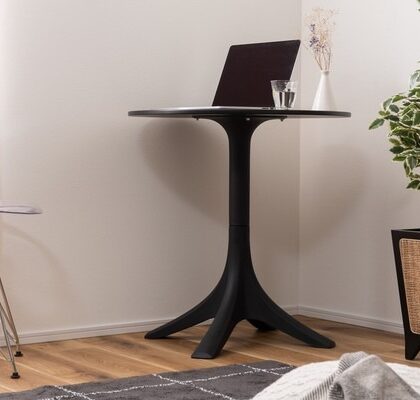 カフェテーブル 高さ73cm カウンターテーブル 高さ110cm ハイテーブル プラスチック 韓国インテリア