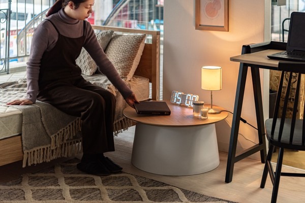 ラウンドテーブル テーブル ローテーブル サイドテーブル 木製天板 軽量 韓国インテリア - 画像 (16)