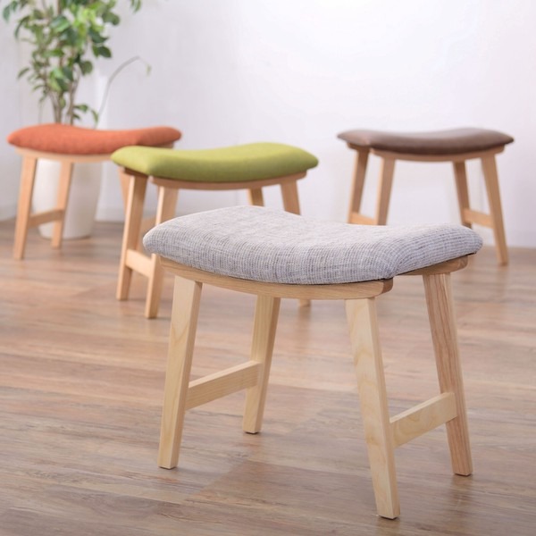 【2点セット】スツール チェア チェアー 木製スツール クッション 北欧 トロペスツール - 画像 (18)