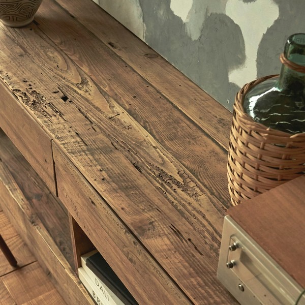 コンソール キャビネット 木製 収納棚 リビング収納 古材 ヴィンテージ コンソールテーブル サイドボード - 画像 (19)