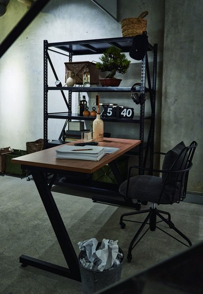 デスク パソコンデスク 木製 木製天板 北欧 PCデスク 幅120 ワークデスク オフィス 学習机 - 画像 (20)