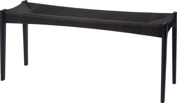 ダイニングベンチ チェア チェアー ベンチ ペーパーコード おしゃれ 椅子 北欧 カフェチェア - 画像 (3)