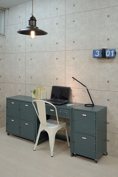 チェスト スチール スチールチェスト サイドチェスト キャスター付き ロッカー 2段 - 画像 (20)