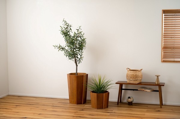 【2点セット】プランター ウッドプランター プランターカバー 木製 観葉植物 造花 植物 インテリア おしゃれ - 画像 (21)