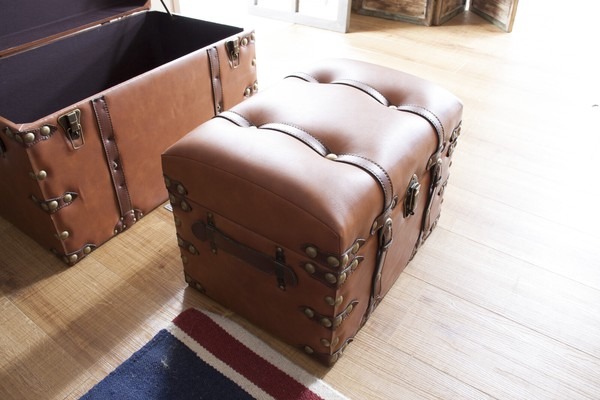 【S, Lセット販売】トランク 収納 ボックス インテリア アンティーク トランクケース レトロ トランクセット - 画像 (20)