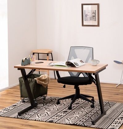 デスク パソコンデスク 木製 木製天板 北欧 PCデスク 幅120 ワークデスク オフィス 学習机