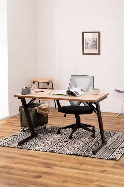 デスク パソコンデスク 木製 木製天板 北欧 PCデスク 幅120 ワークデスク オフィス 学習机