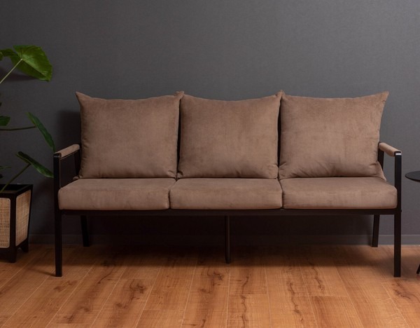 ソファ ソファー 3人掛け 2人掛け リビングソファ スチール コーデュロイ 肘掛け アーム デザインソファ - 画像 (20)