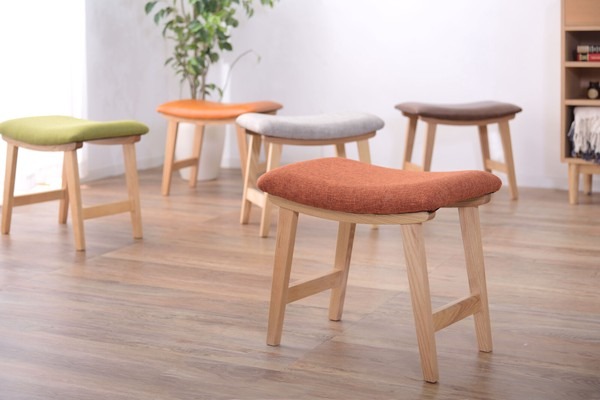 【2点セット】スツール チェア チェアー 木製スツール クッション 北欧 トロペスツール - 画像 (23)