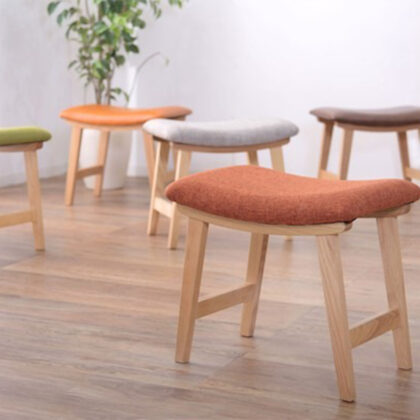 【2点セット】スツール チェア チェアー 木製スツール クッション 北欧 トロペスツール