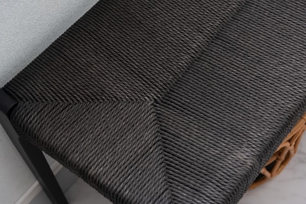 ダイニングベンチ チェア チェアー ベンチ ペーパーコード おしゃれ 椅子 北欧 カフェチェア - 画像 (8)