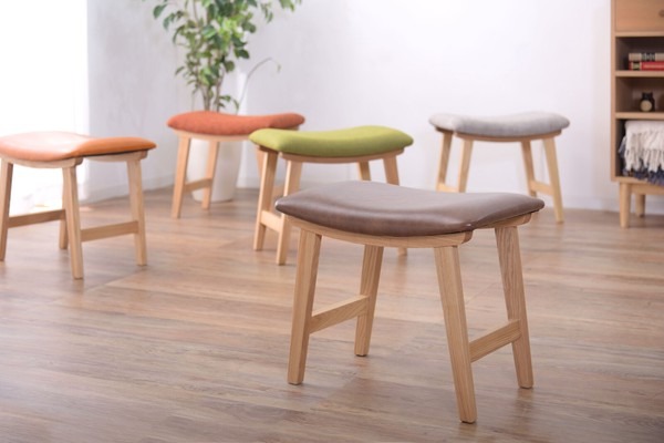 【2点セット】スツール チェア チェアー 木製スツール クッション 北欧 トロペスツール - 画像 (26)