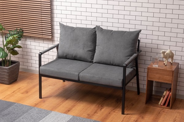 ソファ ソファー 3人掛け 2人掛け リビングソファ スチール コーデュロイ 肘掛け アーム デザインソファ - 画像 (27)