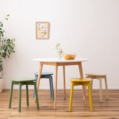 【2点セット】スツール チェア 木製スツール 北欧 カフェスツール 軽量 韓国インテリア