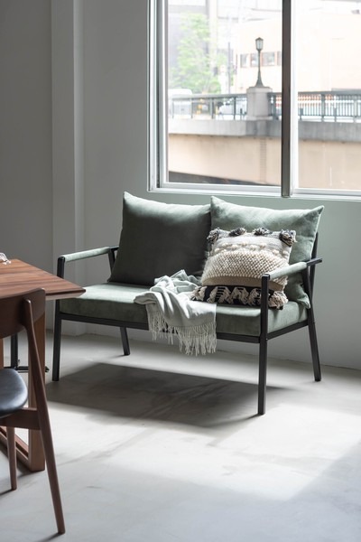 ソファ ソファー 3人掛け 2人掛け リビングソファ スチール コーデュロイ 肘掛け アーム デザインソファ