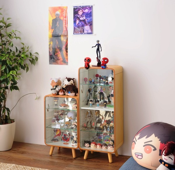 コレクションシェルフ コレクションケース 脚付き コレクションボード ガラスショーケース - 画像 (2)