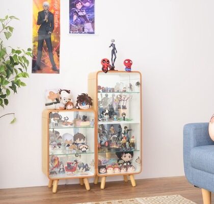 コレクションシェルフ コレクションケース 脚付き コレクションボード ガラスショーケース