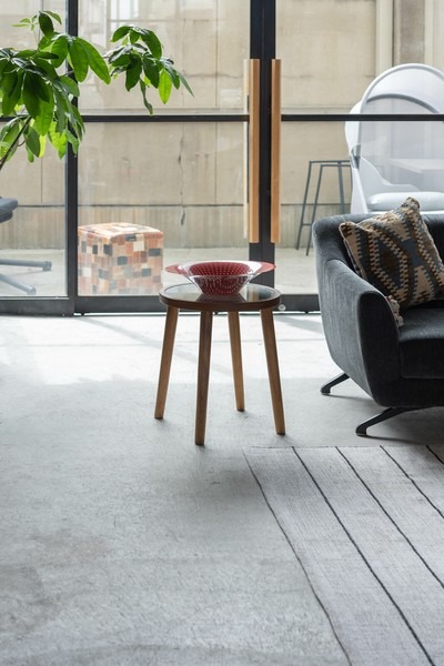 【2点セット】サイドテーブル ガラステーブル ソファーサイド ベッドサイドテーブル ラック 本棚 ラウンドガラステーブル - 画像 (4)